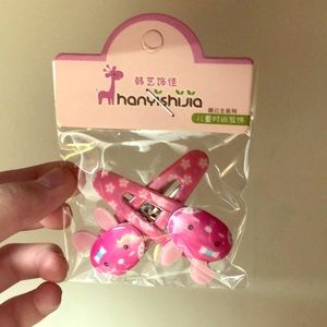 Two Bunny Hair Clips [NEW]